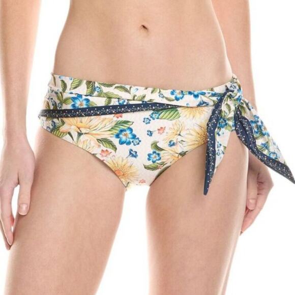 AGUA BENDITA Bikini Bottoms Size Small Perla SM Jardim Swim NWT Designer Luxury - Picture 1 of 16